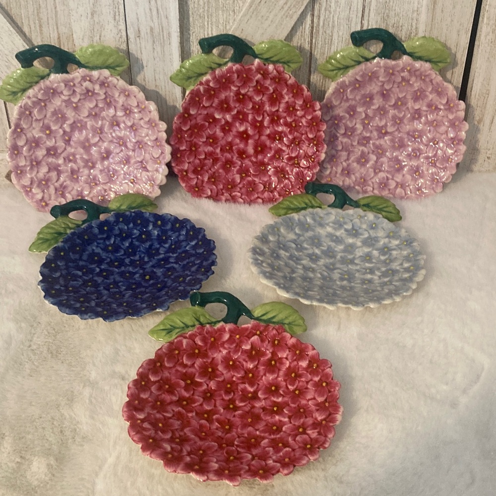 Floral Ceramic Plates Set